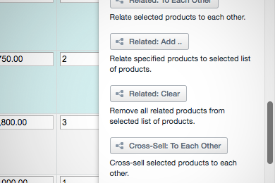 Remove Related/Cross-Sell/Up-Sell Products mass action